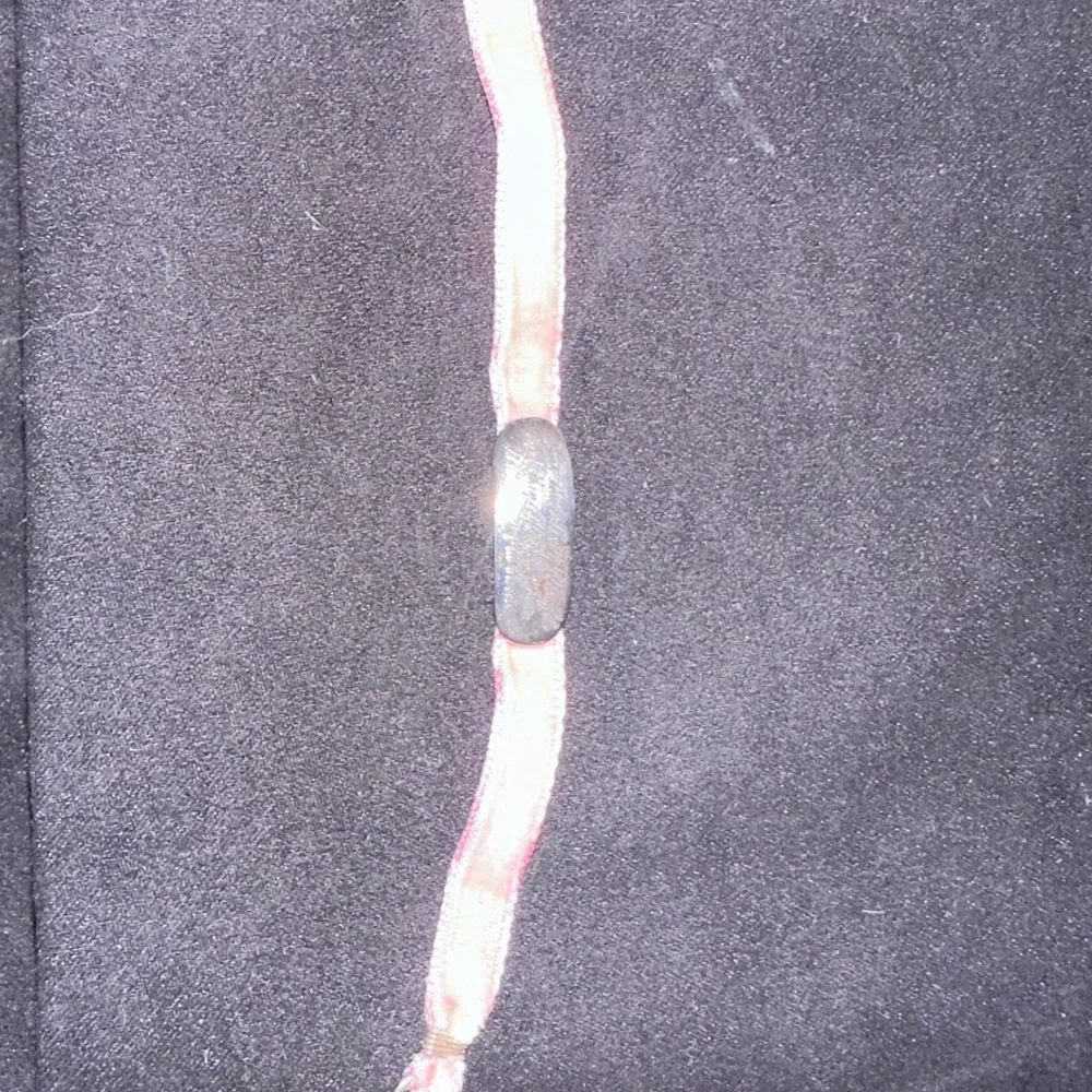 Girls velvet and silver bracelet engraved with Peter Pan quote